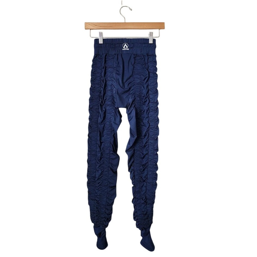 AGOGIE +20 Resistance Ruched‎ Training Leggings Navy Workout Pants Small